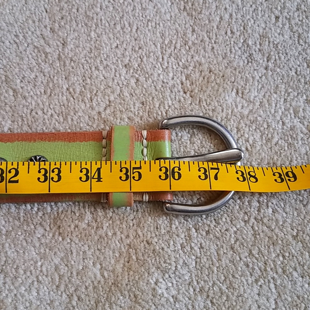 ❣HOST PICK❣ Vintage Linea Pelle Leather Belt  Excellent Condition S - Picture 8 of 9